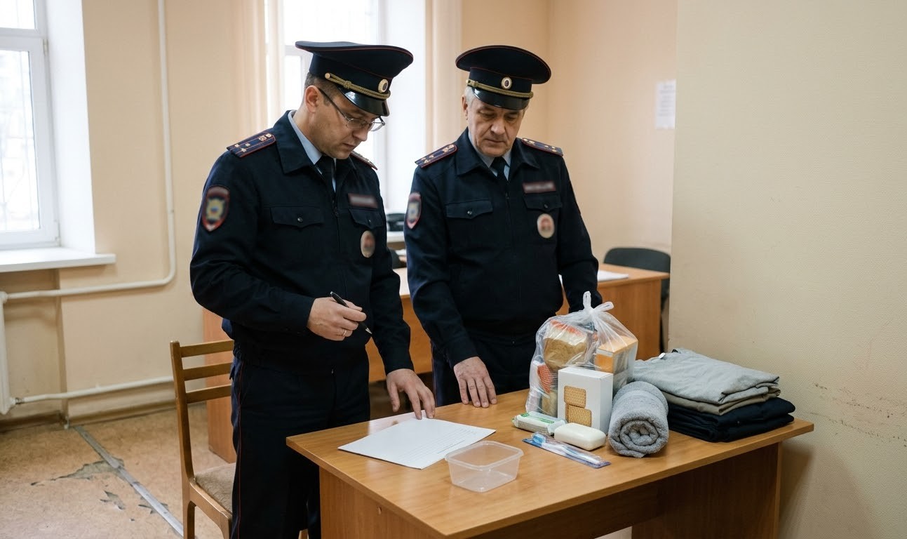 Одежда и средства гигиены для передачи в СИЗО