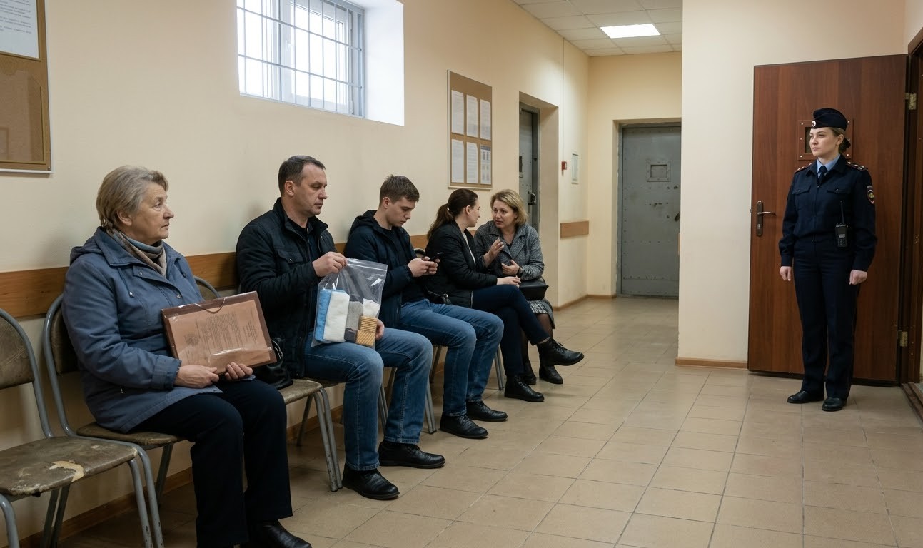 Комната свиданий в колонии для краткосрочной встречи с заключенным
